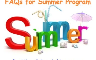FAQs for summer learning program for visual-spatial learners